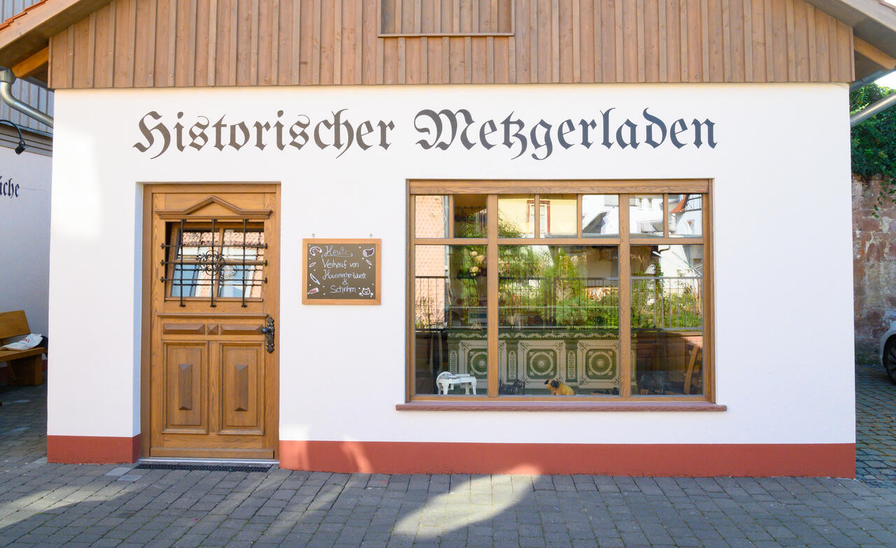 Historischer Metzgerladen, Außenansicht
