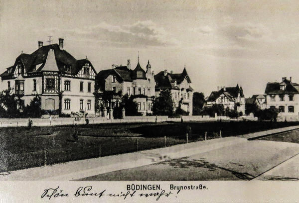 Historische Ansicht der Villen in der Brunostraße