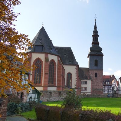 Marienkirche, vom Schloss aus gesehen