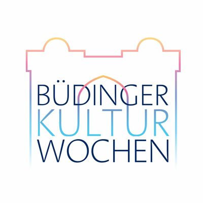Schriftzug B&uuml;dinger Kulturwochen 3 zeilig