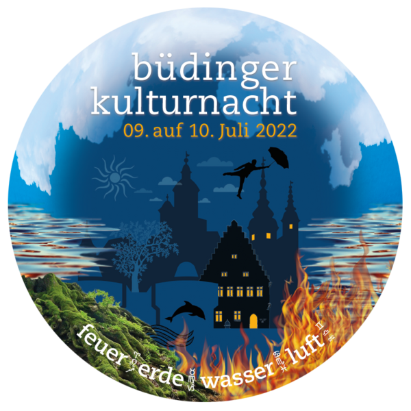 Flyer Büdinger Kulturnacht 2022 rund 
