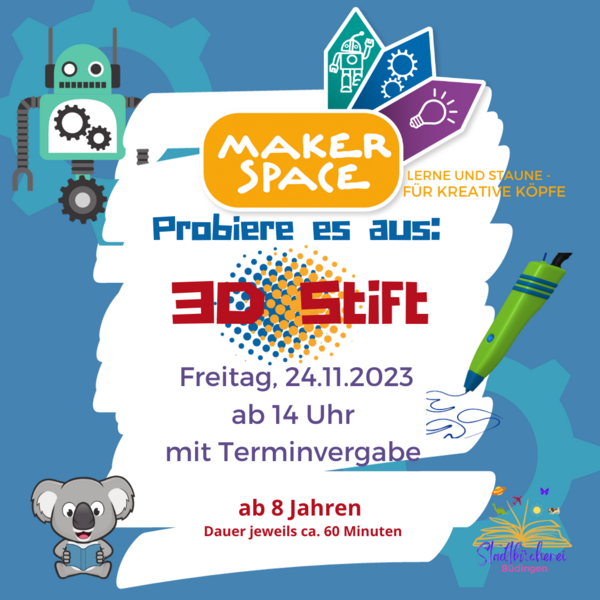 Makerspace_3d_Stift_Bücherei