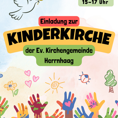Flyer Kinderkirche Herrnhaag 2026