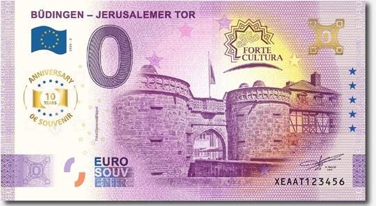 0&euro; Souvenirschein B&uuml;dingen